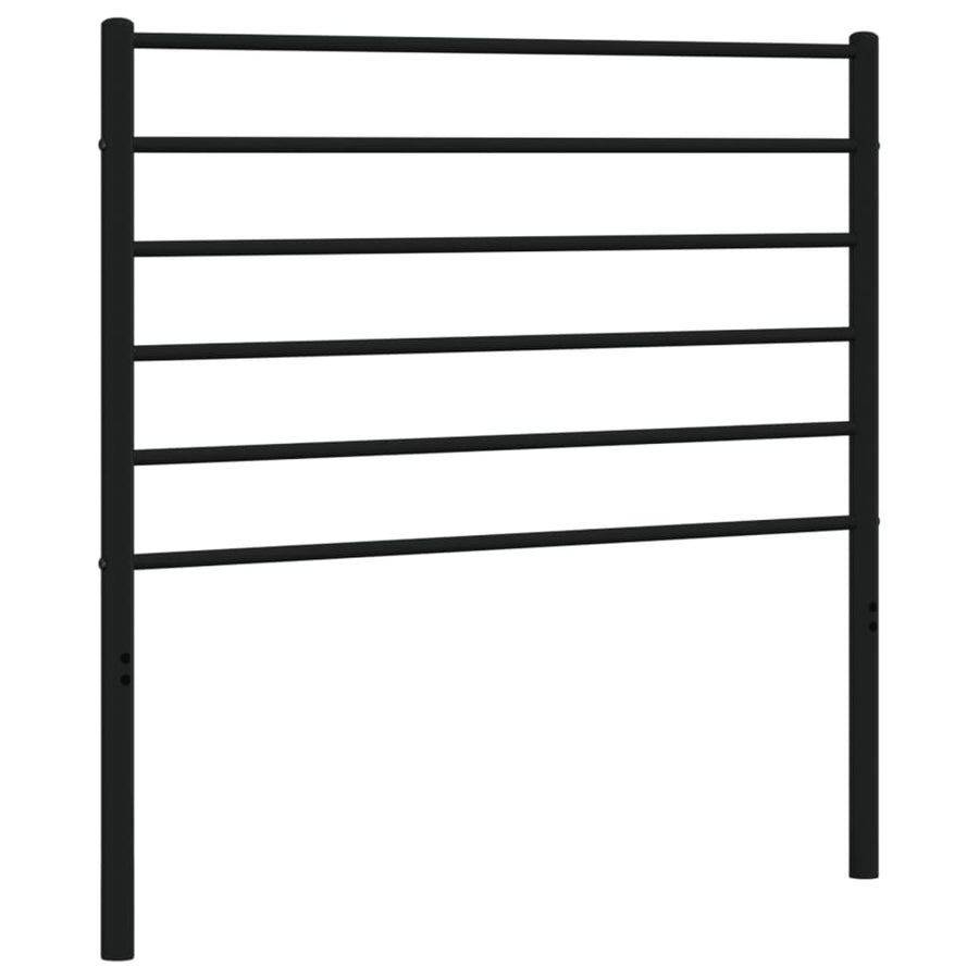 Hoofdbord Metaal Zwart 100 Cm