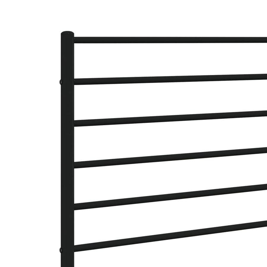 Hoofdbord Metaal Zwart 100 Cm