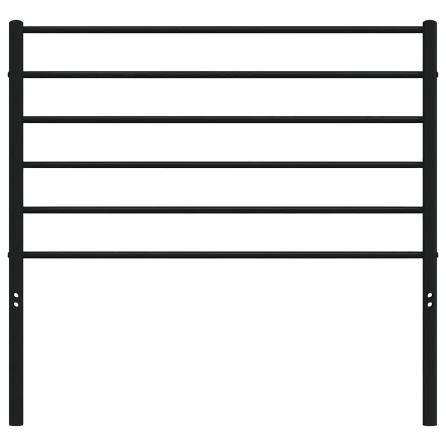 Hoofdbord Metaal Zwart 107 Cm