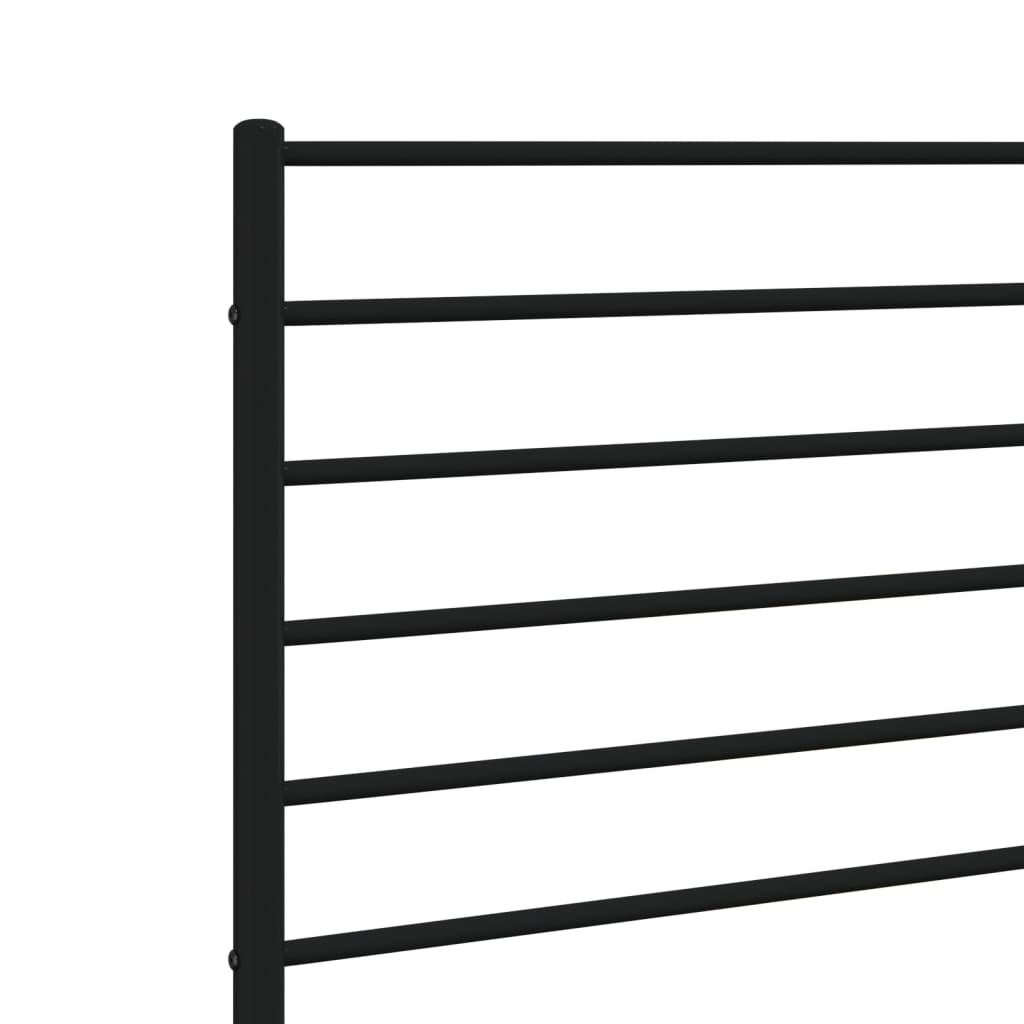 Hoofdbord Metaal Zwart 107 Cm