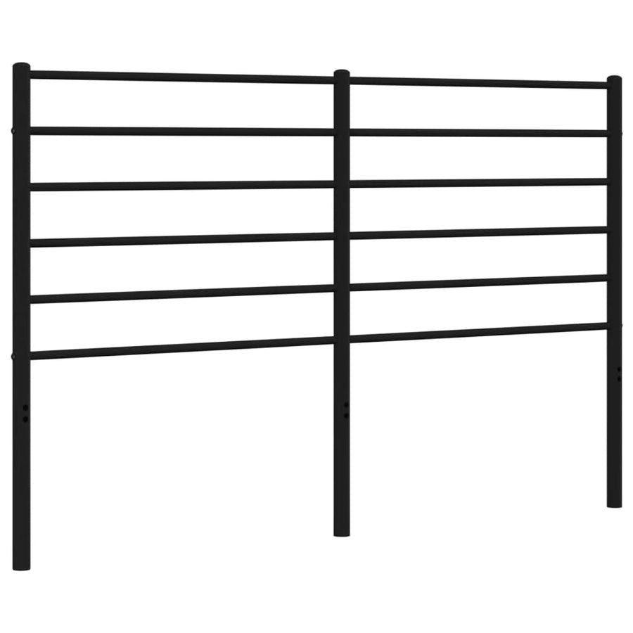 Hoofdbord Metaal Zwart 120 Cm
