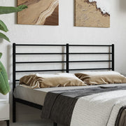 Replacement headboard metal black 135 cm