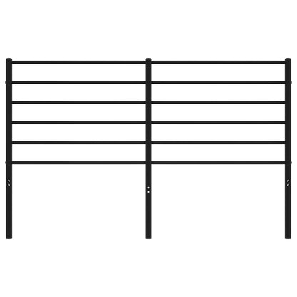 Hoofdbord Metaal Zwart 150 Cm