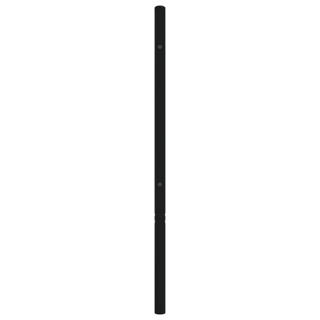 Hoofdbord Metaal Zwart 150 Cm