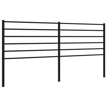 Hoofdbord Metaal Zwart 180 Cm
