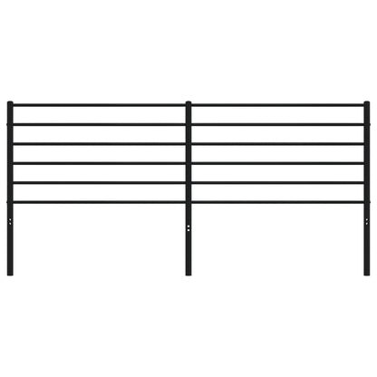 Hoofdbord Metaal Zwart 180 Cm