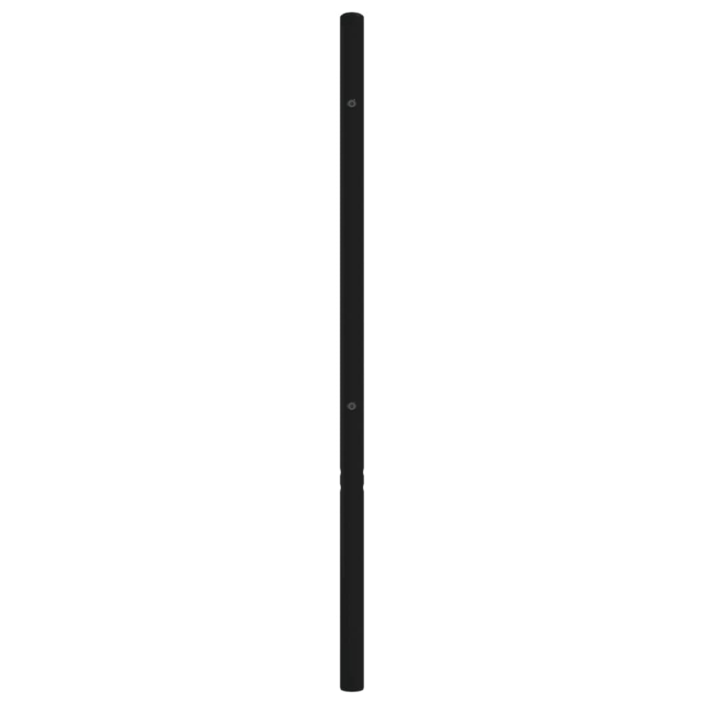 Hoofdbord Metaal Zwart 180 Cm