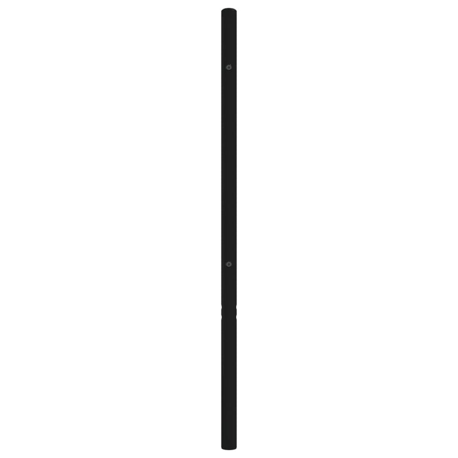 Hoofdbord Metaal Zwart 180 Cm