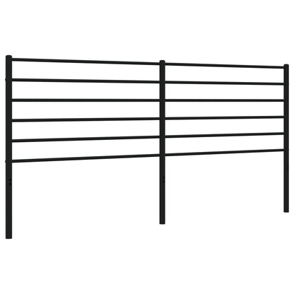 Hoofdbord Metaal Zwart 193 Cm