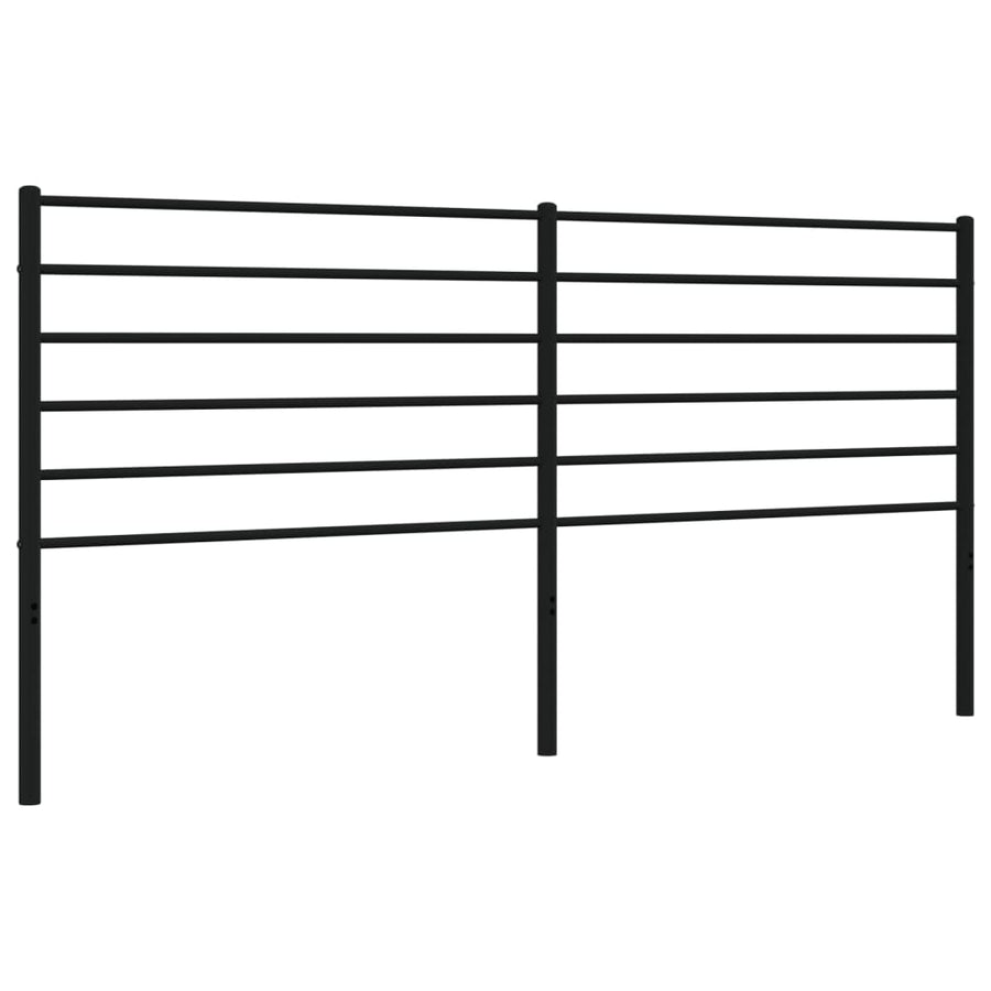 Hoofdbord Metaal Zwart 193 Cm