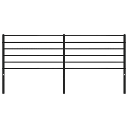 Hoofdbord Metaal Zwart 193 Cm