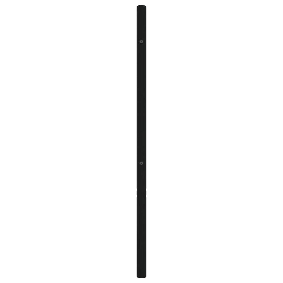 Hoofdbord Metaal Zwart 193 Cm