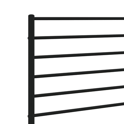 Hoofdbord Metaal Zwart 193 Cm