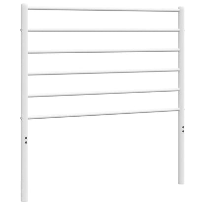 Hoofdbord Metaal Wit 80 Cm