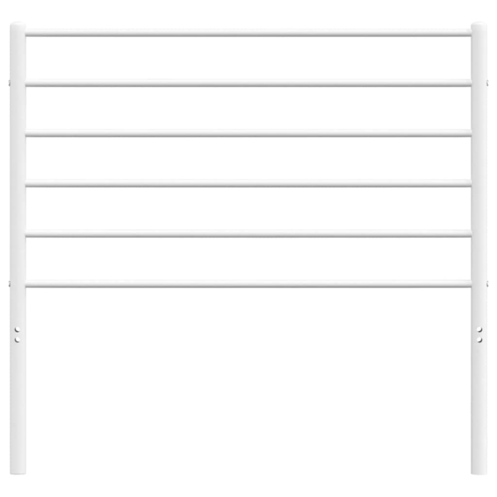 Hoofdbord Metaal Wit 100 Cm