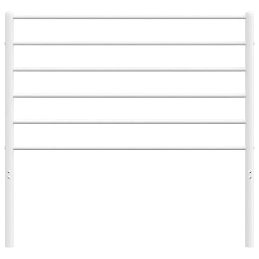 Hoofdbord Metaal Wit 100 Cm