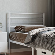 Replacement headboard metal white 100 cm