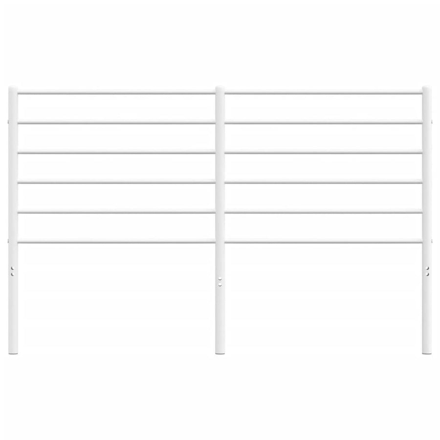 Hoofdbord Metaal Wit 120 Cm