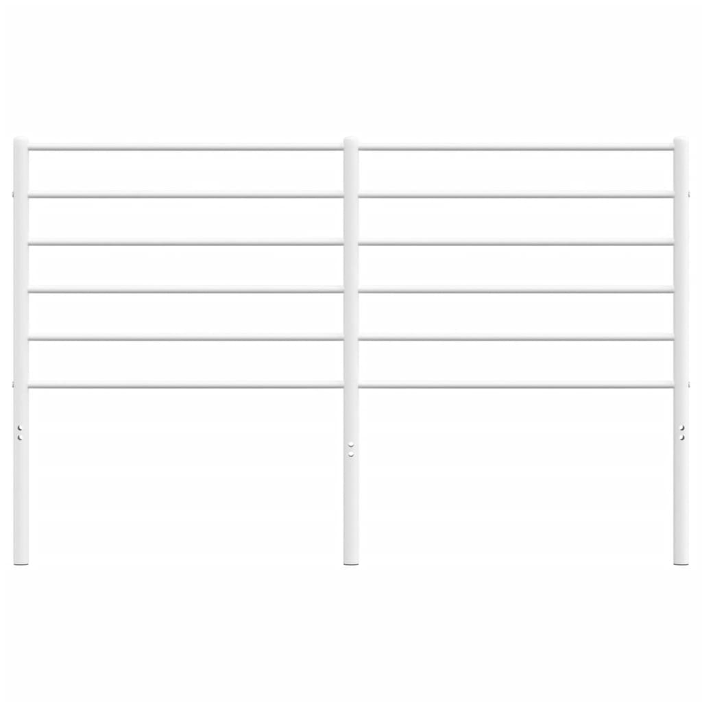 Hoofdbord Metaal Wit 135 Cm