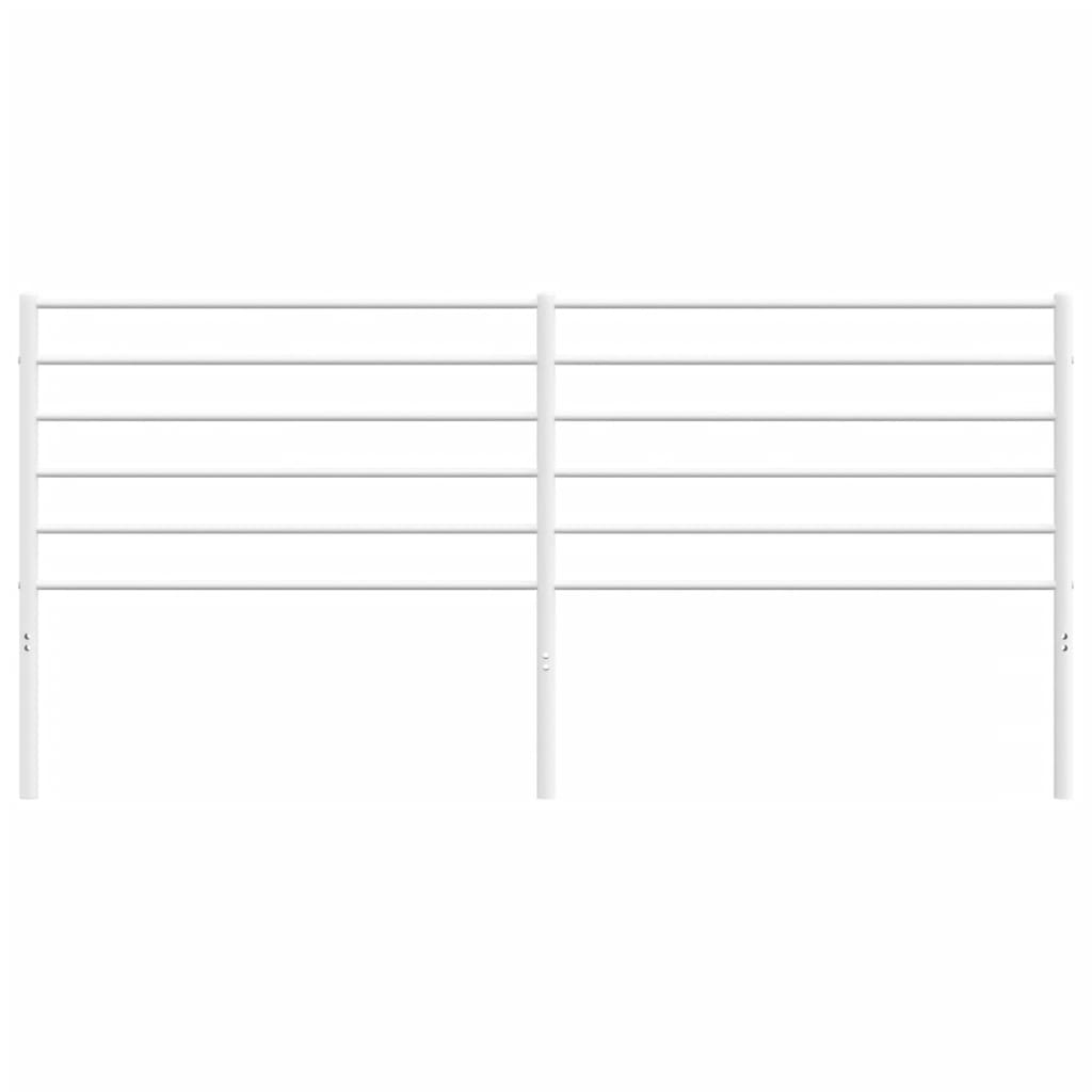 Hoofdbord Metaal Wit 180 Cm