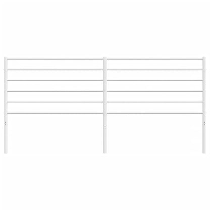 Hoofdbord Metaal Wit 180 Cm