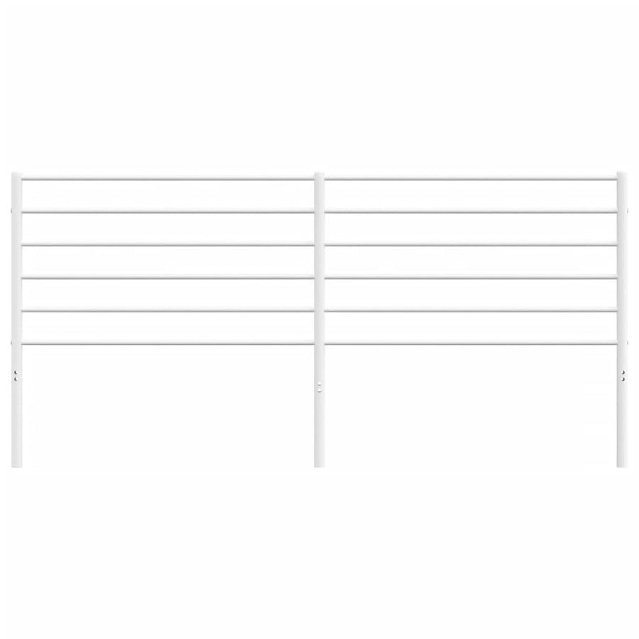 Hoofdbord Metaal Wit 180 Cm
