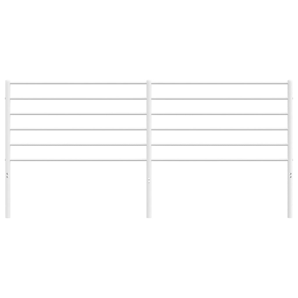 Hoofdbord Metaal Wit 200 Cm