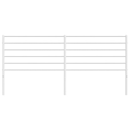 Hoofdbord Metaal Wit 200 Cm