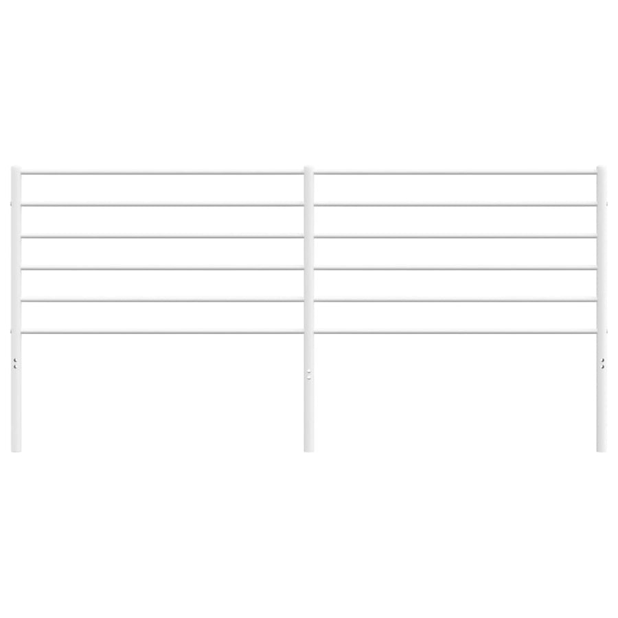 Hoofdbord Metaal Wit 200 Cm
