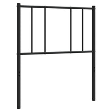 Hoofdbord Metaal Zwart 80 Cm