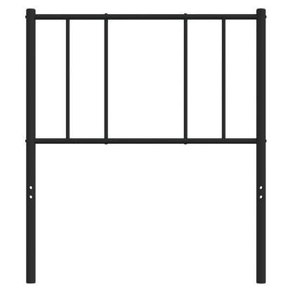 Hoofdbord Metaal Zwart 80 Cm
