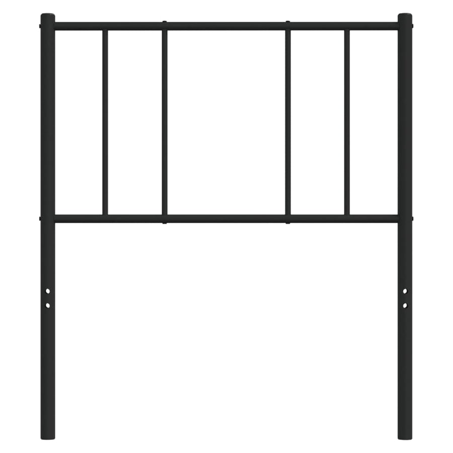 Hoofdbord Metaal Zwart 80 Cm