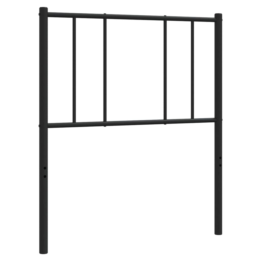 Hoofdbord 90 Cm Metaal Zwart