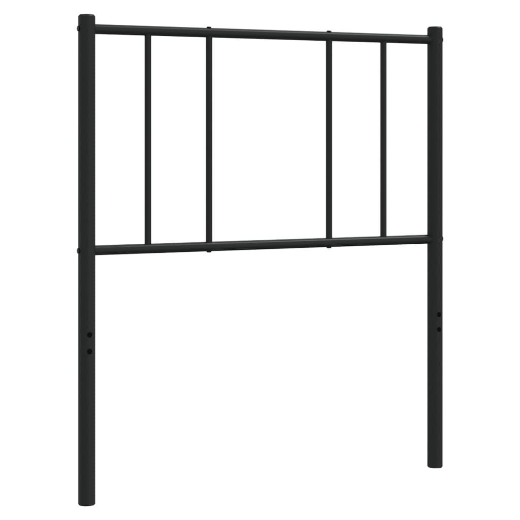 Hoofdbord Metaal Zwart 100 Cm