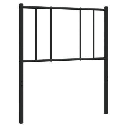 Hoofdbord metaal 107 cm zwart