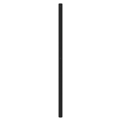 Hoofdbord metaal 107 cm zwart