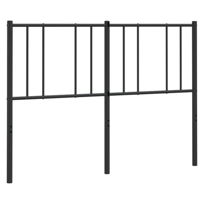 Hoofdbord Metaal Zwart 140 Cm
