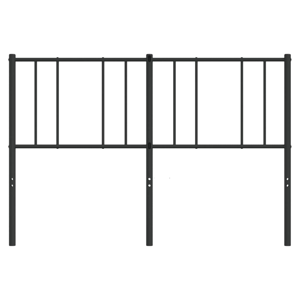 Hoofdbord Metaal Zwart 140 Cm