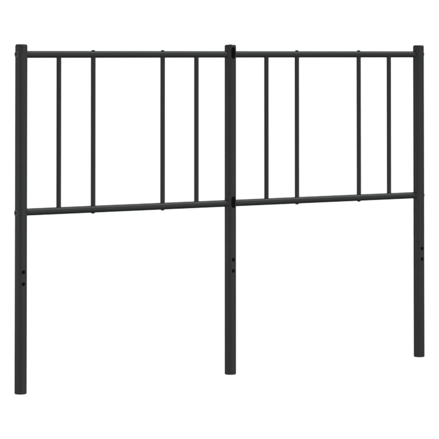 Hoofdbord 150 Cm Metaal Zwart
