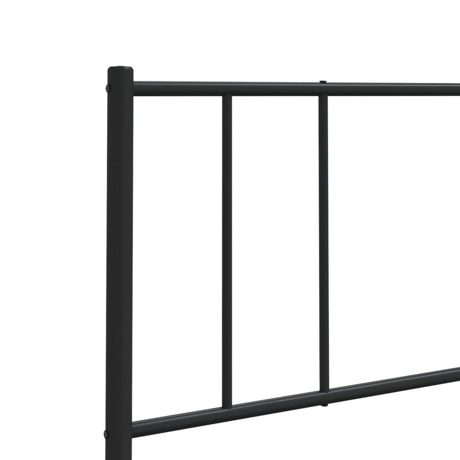 Hoofdbord 150 Cm Metaal Zwart