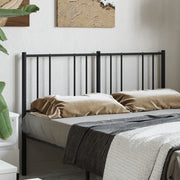 Replacement headboard metal black 160 cm