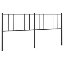 Hoofdbord 180 Cm Metaal Zwart