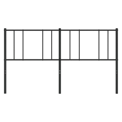 Hoofdbord 180 Cm Metaal Zwart