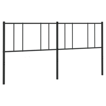Hoofdbord Metaal Zwart 200 Cm