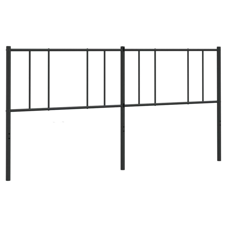 Hoofdbord Metaal Zwart 200 Cm