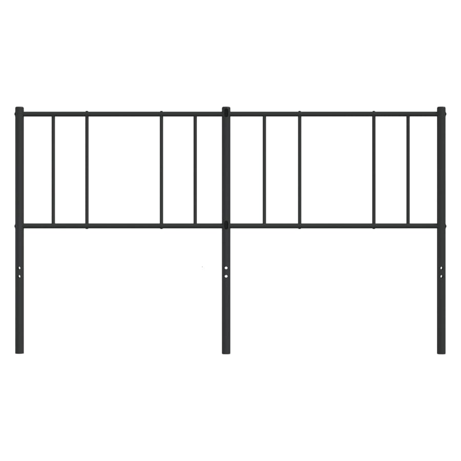 Hoofdbord Metaal Zwart 200 Cm
