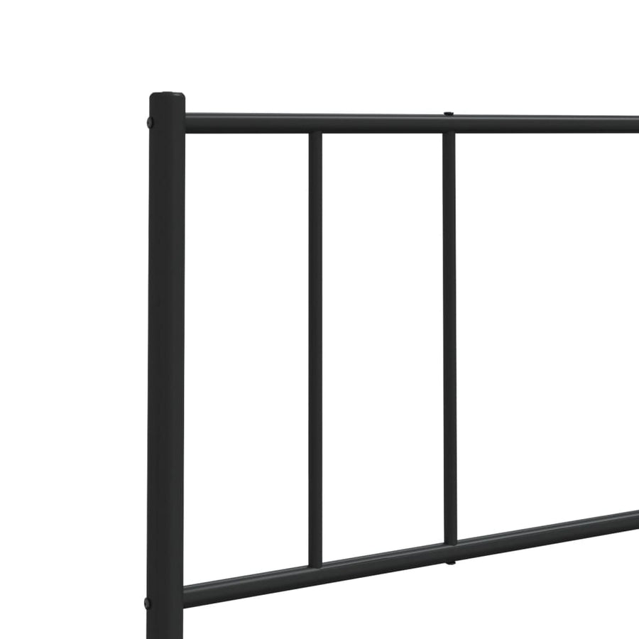 Hoofdbord Metaal Zwart 200 Cm