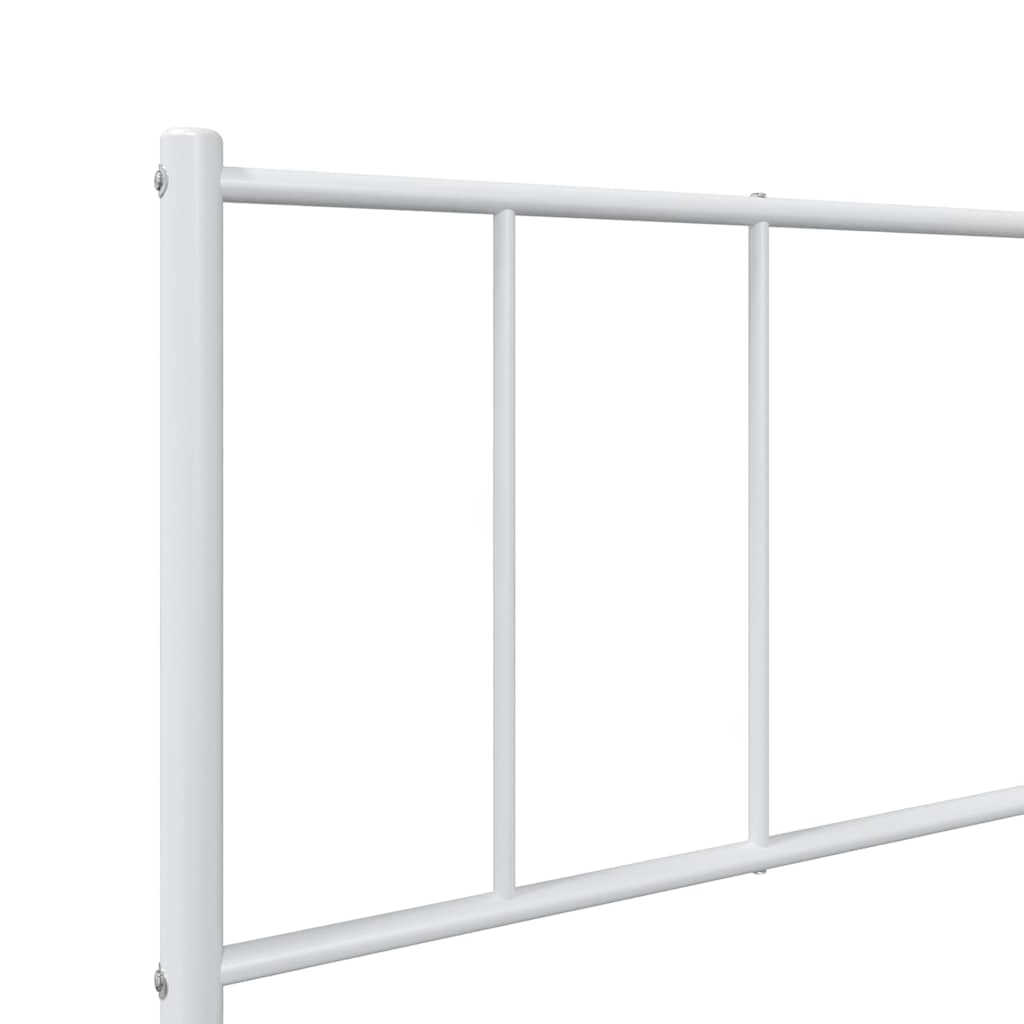Bedframe Met Hoofd- En Voeteneinde Metaal 100 x 200 cm