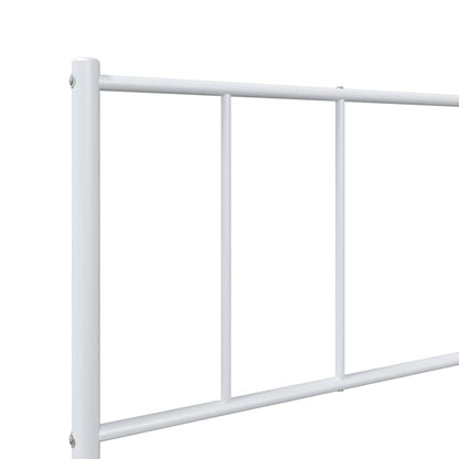 Bedframe Met Hoofd- En Voeteneinde Metaal 100 x 200 cm