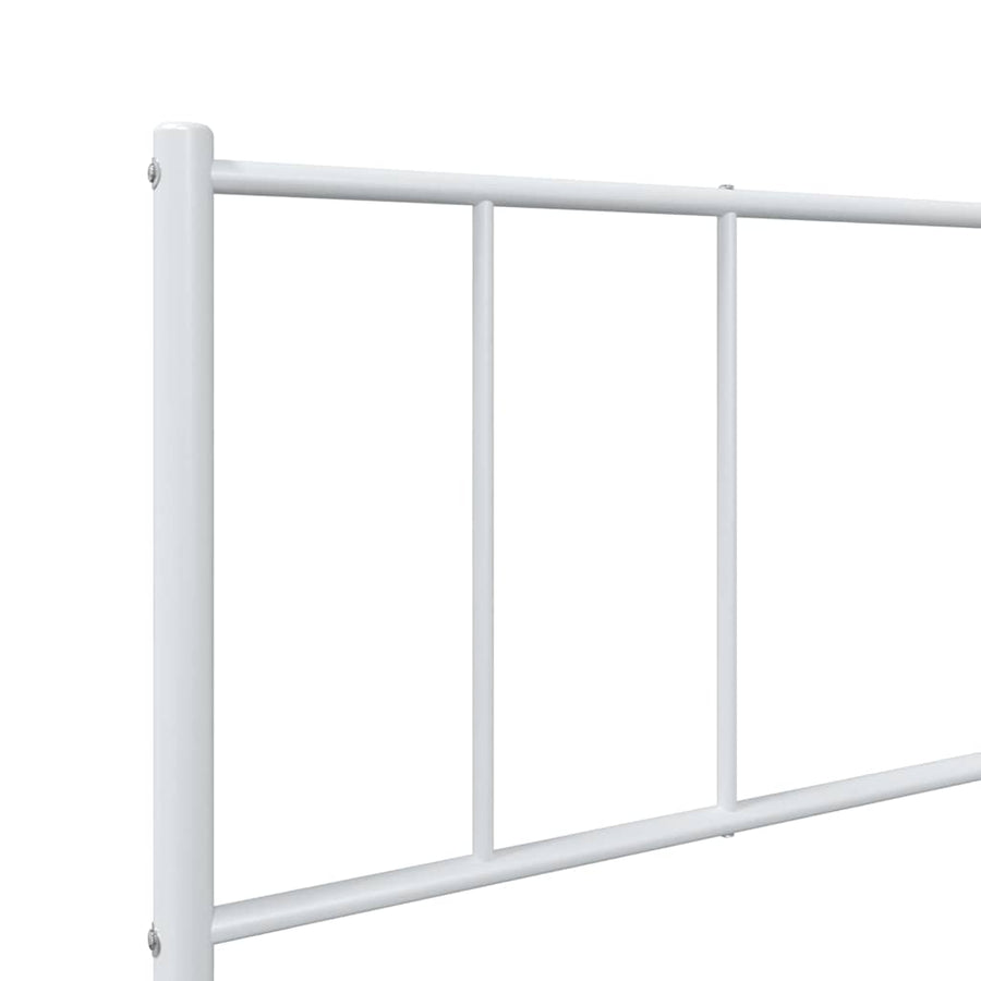 Bedframe Met Hoofd- En Voeteneinde Metaal 100 x 200 cm
